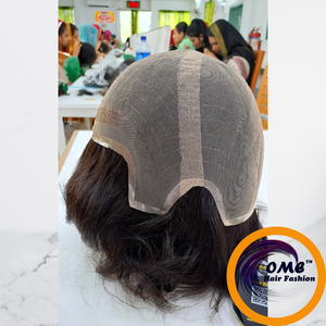 Peluca de Cabello Humano Remy al por Mayor para Hombres, con Base de Encaje HD Transparente, Pre-Desplumada, Línea de Cabello Natural, OEM - Product Image 3