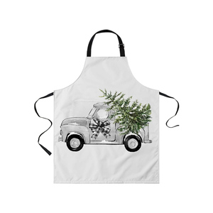 Delantal de cocina de material de algodón 100% de diseño personalizado para mujer, suministro a granel, novedad - Product Image 6