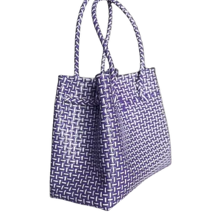 Vente en gros de sacs à bandoulière écologiques pour femmes sacs à main nouveau style mode simple vêtements de style tissé en paille en plastique recyclé - Product Image 2