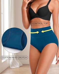 กางเกงชั้นในบิกินี่ถักนิตติ้งสำหรับผู้หญิงหลากสีเนื้อนุ่มระบายอากาศได้ชุดชั้นในสีพื้นจากบังคลาเทศ - Product Image 3