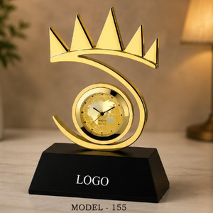 Trophée en métal moulé sous pression portable et attrayant de POOJA GIFT CORPORATION, gravé au laser et imprimé UV, modèle 155, pour les entreprises - Product Image 1