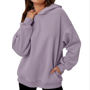 Sudadera con capucha de gran tamaño personalizada para mujer al por mayor, ropa informal, el mejor material usado, sudaderas con capucha de gran tamaño transpirables para mujer - Product Image 1