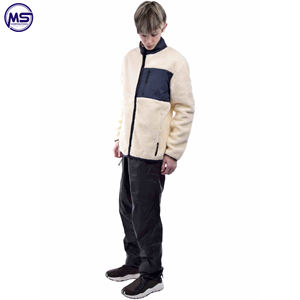 Veste en tissu polaire Sherpa avec impression de Logo personnalisé de haute qualité pour homme, nouveau Design, offre spéciale - Product Image 5