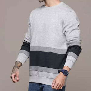 <b>Top</b> Quality Classic Men Streetwear Cotton Men's Sweatshirt Casual Solid Color Long <b>Thermal</b> Sleeve Spring Sweatshirt Men - Product Image 2