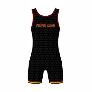 Personnalisé Meilleure Qualité Hommes Sexy Mesh Sublimation Wrestling Singlet Sublimation Wrestling Sets Jiu Jitsu - Product Image 6