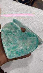 Elegant Resin Cheese & Dessert <b>Knife</b> Handmade Acrylic Marble Texture Aqua Swirl Kitchen Tool for Home Hotel & Gift Sets - Product Image 6