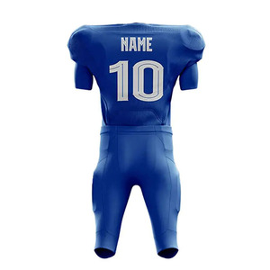 Uniformes de fútbol americano para jóvenes personalizados, uniformes y pantalones de fútbol americano bordados y sublimados de sarga de aparejos - Product Image 2