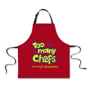 Tablier imprimé personnalisé avec sangle de cou réglable-Idéal pour les chefs, les cafés et le personnel de cuisine-Tablier durable et lavable - Product Image 1