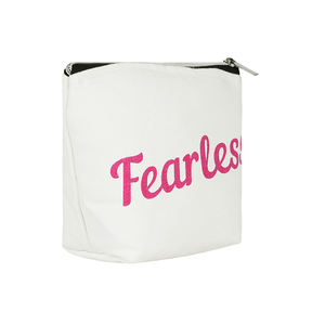 Respetuoso con el medio ambiente logotipo impreso personalizado maquillaje en blanco algodón orgánico viaje liso nueva bolsa de maquillaje cosmético bolsa de lona con cremallera - Product Image 5