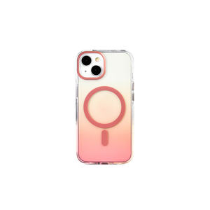 Coque en silicone transparente dégradée anti-traces de doigts ARTH Toros Series Premium pour iPhone 14 - Or rose M-Safe Magnétique 11Pro - Product Image 1