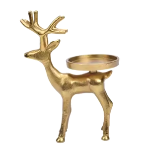 BOUGEOIR EN ALUMINIUM DE STYLE DE LUXE FAIT À LA MAIN DÉCORATION DE FÊTE BOUGEOIR PRIX USINE BOUGEOIR - Product Image 1