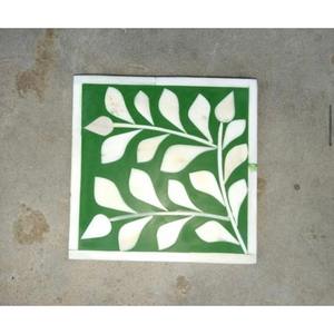 Ensemble de sous-verres haut de gamme en nacre, finition incrustation d'os, faits à la main, écologiques, légers, style classique pour la maison, l'hôtel et la restauration - Product Image 6