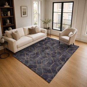 <b>RUGS</b> DEPOT LXDP-0853 Wholesale Charcoal Grey Contemporary Abstract Digital Printed Machine Washable Chenille Area <b>Rug</b> <b>Non</b> <b>Slip</b> - Product Image 2