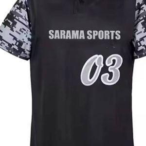 ชุดเครื่องแบบเบสบอลแบบเย็บปักเสื้อเจอร์ซีย์ทีมออกแบบได้ตามต้องการ - Product Image 3