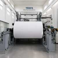 Ligne de production de papier de culture ZYDF2640A20-C 50 TPD 2600-2700mm pour pâte de bois chimique