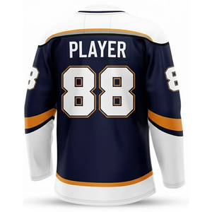 Jersey de Hockey sobre Hielo Personalizado por Sublimación de Alta Calidad 2026 con Tela Transpirable, Color y Logotipo Personalizados - Product Image 6