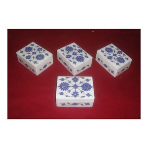 Exclusive Best Design Natural Design <b>Marble</b> Inlaid With Mother Of Pearl Design Stone Jewelry Inlaid Box - Product Image 1