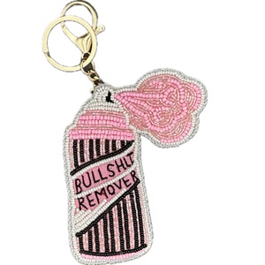 Seed Bead Handmade Embroidery Keychain Fashion Bag <b>Accessory</b> Decoration Beaded Seed Beads Keychain Handmade Embroidery Colorful - Product Image 1