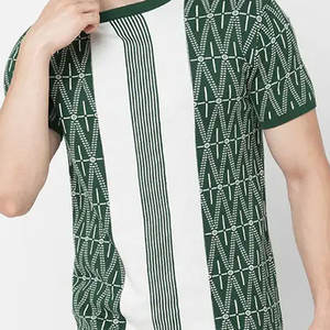 Camiseta de algodón 100% de alta calidad con cuello redondo para hombre, Camiseta ajustada de moda con estilo de alta calidad para hombre - Product Image 1