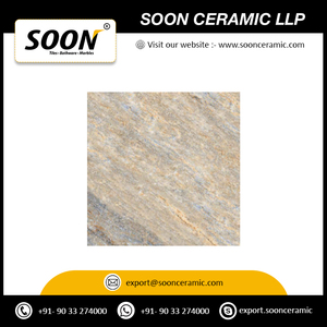 Soon 800x800mm Matte Porcelain Floor Tiles with Rustic Flowers & Plants Texture Non-Slip Acid-Resistant for Outdoor Use Gujarat - Product Image 3
