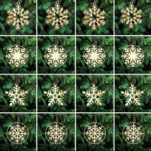 ของตกแต่งต้นคริสต์มาสยอดนิยม & ต้นไม้ไม้แบบชนบทสนุกสนาน - Product Image 4