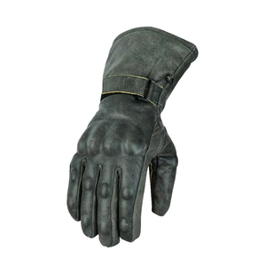 Guantes de cuero de nuevo estilo Guantes de cuero de diseño personalizado Guantes de cuero de fabricación profesional en color sólido - Product Image 1
