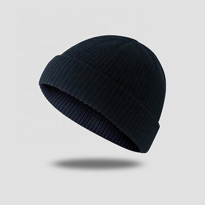 Custom Plain <b>Black</b> Beanie | Knit Winter Cuffed <b>Cap</b> | OEM Blank Beanie for <b>Men</b> & Women - Product Image 3
