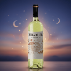 Noches de Luna, trắng bán ngọt, airen và macabeo, rượu vol 11%, cấp Nhập Cảnh, 0,75lt, từ castilla La Mancha. - Product Image 3