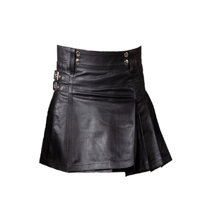 Kilt en cuir pour hommes de conception personnalisée professionnelle Kilt traditionnel en cuir de qualité supérieure pour hommes à vendre - Product Image 2