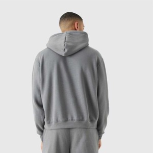 Chándales personalizables de lana de algodón pesado para hombre, conjunto de dos piezas, Sudadera con capucha y pantalón acampanado, chándal - Product Image 4