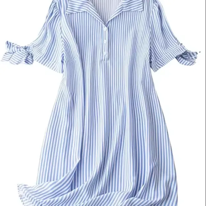 Vintage kadınlar Rayon bluz üstleri sonbahar bahar Turn Down yaka uzun kollu düğme gevşek gömlek bayanlar için