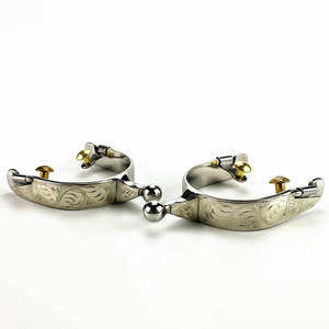 Éperons de cheval, éperons de cowboy, éperons de botte de cheval, décoration, éperons de cavalier, éperons en alliage de zinc, accessoire d'équitation - Product Image 2