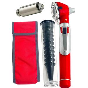 Équipement de diagnostic ORL durable avec boîtier de transport en acier inoxydable, embouts de rechange pour endoscope à fibre optique électrique, ampoule, outil CE ISO OEM - Product Image 1