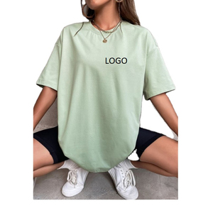 เสื้อกล้ามผู้หญิงแขนสั้นคอกลมออกแบบได้ตามต้องการแฟชั่นฤดูร้อน - Product Image 4