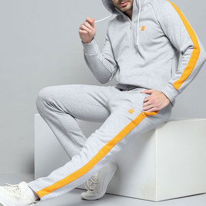 Comfortable Stuff Professional Logo Design Men Tracksuit Classic Look Hot <b>Sale</b> Cotton Fleece Made Men Sweat Suit - Product Image 5