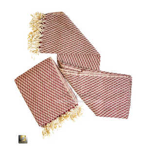 Serviette de plage turque pliable et résistante au sable à séchage rapide Soft Chill-Couverture de spa portable légère à texture pastel pour hammam de voyage - Product Image 3