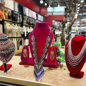 Conjunto de joyería de boda Bohemia étnica africana de alta calidad, collar de mujer para fiestas, aniversarios y regalos, patrón de paz - Product Image 3