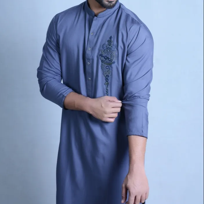 Kurta – broderie pour hommes kurta, pyjama Salwar Kameez Shalwar, motifs indiens et péruviens