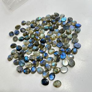 Pierre précieuse en vrac de Labradorite bleue naturelle dans la coupe de forme ovale de 8/10MM - Product Image 3