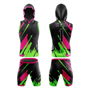 7 on 7 Football Uniform Sublimation Printed Breathable Fabrics Hot Selling <b>Top</b> Quality American 7 on 7 Football Uniform - Product Image 1