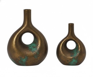Jarrón Decorativo de Metal, Recipiente de Aluminio, Soporte para Macetas, Decoración del Hogar, Diseño de Interiores - Product Image 1