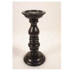 <b>Small</b> Size Solid Wood Pillar <b>Candle</b> Holder for Home Living Room Table Top Decoration Use Solid Wood Pillar Holder - Product Image 6