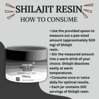 Résine de Shilajit 1,76 OZ (50G) Extrait minéral naturel pour une santé optimale
