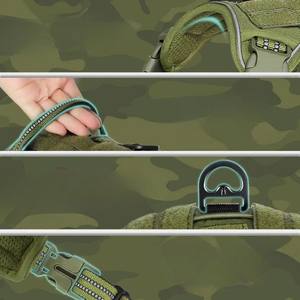 Collar Moderno de Nailon y Poliéster Suave para Perros Grandes y Medianos, Súper Duradero, con Patrón Impreso, Hebilla Reflectante y Control de Manillar - Product Image 5