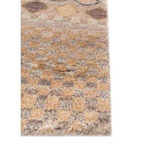 พรมไหมถักมือสีเบจน้ำตาลลายเรขาคณิตสำหรับห้องนั่งเล่น พรมรูปสี่เหลี่ยมผืนผ้าสำหรับทางเดินสำหรับวัยรุ่น-LPS-01 Jaipur Rugs - Product Image 4