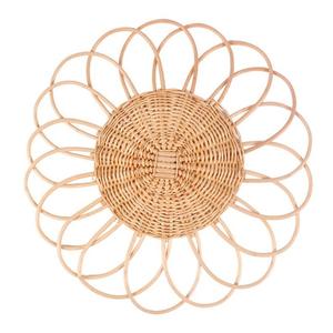 Natural Rattan <b>Charger</b> <b>Plates</b> for Rustic Dinner Table Decor 13 Inch Handmade Woven Wedding Party Farmhouse Placemats - Product Image 4