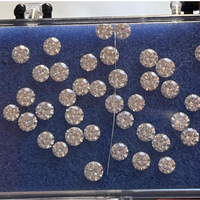 Vente en gros de diamants blancs HPHT CVD cultivés en laboratoire Prix des diamants synthétiques en vrac ronds certifiés IGI