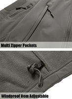 Chaqueta Softshell para Hombre de Alta Calidad OEM ODM - Cuello Alto, Logotipo Frontal Personalizable, Colores y Etiquetas Personalizables, Impermeable/A Prueba de Viento, Transpirable