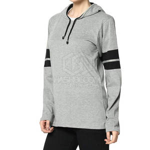 2024 femmes concepteur à la mode vêtements d'extérieur décontractés grande taille à capuche respirant 100% coton solide personnalisable hiver - Product Image 2