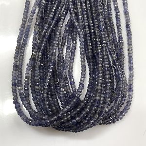 ลูกปัดหินอัญมณีสีฟ้าสำหรับทำเครื่องประดับขายส่ง iolite - Product Image 5